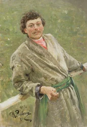 Der Weißrusse, Porträt des Bauern S. Shavrov, 1892